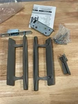 Vtg Anderson Gliding Patio Door Handle Hardware Trim Set Lock 2 Panel Stone. Fixed Price $125.00.