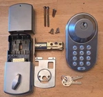 Milocks TF-02SN Keyless Entry Electronic Touchpad Deadbolt Satin Nickel. Fixed Price $31.95.