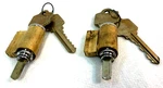 Nos 2 Lori Lock Cylinders Knob Arrow Keyway Satin Brass 1590 Usa. Fixed Price $16.52.