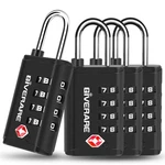 Pack Tsa Approved Travel Luggage Locks 4-DIGIT, Open Alert Suitcase Combin... Fixed Price $11.63.