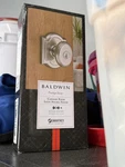 Baldwin Prestige Series Carnaby Knob Satin Nickel Finish For Bed/bath. Fixed Price $33.75.