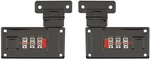 2PCS Tool Box Hasp, Luggage Combination Lock, Briefcases Replacement Black. Fixed Price $14.41.