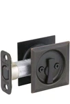 Kwikset 335SQT-11P Square Privacy Bed/bath Pocket Door Lock Venetian Bronze. Fixed Price $18.00.