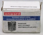 Onward Rectangular Pocket Door Passage Pull Black 1700FB-PS-BC. Fixed Price $12.00.