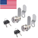 2X Cabinet Cam Lock 5/8" Cylinder Tool Box Zinc Alloy For Drawer Dresser Rv. Fixed Price $7.99.