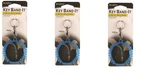 3 Pack Nite Ize Band-it 2.5 In. Diameter Plastic Blue Wristband Key Ring. Fixed Price $15.00.