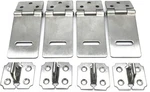 Xmhf Padlock Locking Hasp Staple Safety Door Clasp Gate 2 Inch, Silver. Fixed Price $13.77.