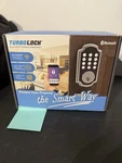 Turbolock TL117 Bluetooth Keypad Smart Lock, Zinc Alloy, Satin Finish. Fixed Price $33.00.