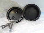 Kwikset 10B Round Pocket Door Lock 93340-001 Black. Fixed Price $22.95.