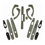 Andersen Tribeca Double Door Hardware Kit Non-keyed Stone Finish. Fixed Price $385.35.