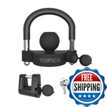 Topick Keyed Alike Trailer Coupler Lock Set Universal Heavy-duty Hitch Latc. Fixed Price $43.84.