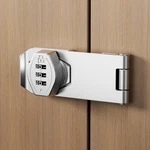 Keyless Cabinet Lock 3-DIGIT Password Combination Code Hasp Latch Twist Kno. Fixed Price $17.95.