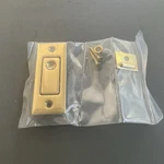 Pocket Door Jamb Privacy Recessed Bolt Lock - Polished Brass. Fixed Price $14.99.