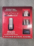 Lockey Usa M210WHEZ Mechanical, Keyless Deadbolt, White New. Fixed Price $164.97.