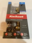 Kwikset Door Lock Antique Brass Privacy Bed And Bath. Fixed Price $13.00.