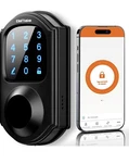 Elemake Smart Doorlock With Keyless Entry Deadbolt(silver). Fixed Price $49.95.