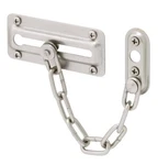 Prime-line 10386 Chain Door Guard W/ Steel Security Lock, Satin Nickel. Fixed Price $10.00.