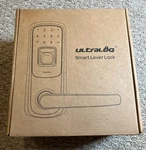 Ultraloq Smart Lever Lock UL3BT-SN Silver Satin Fingerprint New. Fixed Price $99.99.