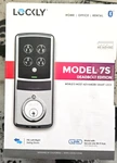 Lockly Model-s Satin Nickel Single-cylinder Deadbolt Smart. Fixed Price $99.78.