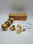 Yale Grade 1 Cylindrical Push Button Knob Lockset 5402 Design Bronze Bathroom. Fixed Price $31.96.