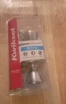Kwikset Microban Bed & Bath Door Knob Satin Nickel 93001-866. Fixed Price $12.29.
