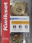 Kwikset Double Cylinder Deadbolt Polished Brass Gold 96650-494 Security. Fixed Price $19.99.