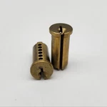 2X Schlage 33-406 Cylinder Plugs 1-1/8" Keyway Pin Satin Brass 606. Fixed Price $22.49.
