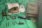 Vintage Nos! Sterling Sliding Door Lock, No. 1025. Fixed Price $37.50.