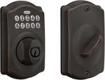 Schlage BE365 V 716 Camelot Electronic Keypad Deadbolt Aged Bronze Keyless. Fixed Price $144.43.