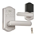 Vevor Keyless Entry Door Lock With Handle Electronic Lever Satin Nickel. Fixed Price $52.89.