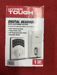 Hyper Tough Digital Deadbolt With Electronic Keypad Satin Nickel New P1752002. Fixed Price $25.00.