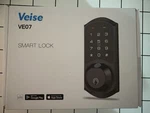 Veise VE07 Fingerprint Smart Lock Keyless Entry Deadbolt Front Door Matte Black. Fixed Price $35.00.