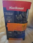 Kwikset 99800-121 Antique Brushed Single Cylinder Deadbolt Featuring Smartkey. Fixed Price $19.99.