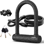 Alshaay Heavy Duty Bike - Hardened Steel Lock, Cable & 3 Keys Included. Fixed Price $17.00.