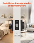 Lock, Square Single Cylinder Bolt, Keyed 1 Side, Matte Black. Fixed Price $20.48.