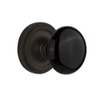Rope Rosette Black Porcelain Knob Oil-rubbed Bronze Privacy Nostalgic Warehouse. Fixed Price $76.46.