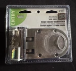 Defender Security U-10817 Satin Nickel Single Cylinder Deadbolt Lock. Fixed Price $18.99.