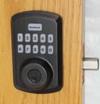 Kwikset Powerbolt Keypad Electronic Deadbolt Venetain Bronze 9250TRS11P #8MB. Fixed Price $21.99.