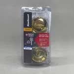 Kwikset Smartkey Security Polished Brass Single Cylinder Deadbolt 96600-747. Fixed Price $10.08.