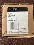 Baldwin 8254.112 Venetian Bronze Single Cylinder With Keys Free Shipping Usa. Fixed Price $57.00.