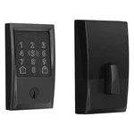 Schlage Century Matte Black Electronic BE499WB V 622 Deadbolt - Encode Plus. Fixed Price $205.00.