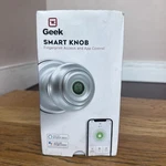 Geek Smart Knob Fingerprint Access And App Control K01-02 New Open Box. Fixed Price $39.95.