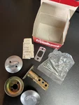 Kwikset 96670-014 Single Cylinder Deadbolt Satin Chrome One Sided New 26D. Fixed Price $11.00.