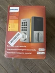 Philips Smart Deadbolt 4200 Series - Brushed Nickel. Fixed Price $50.00.