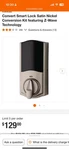 Kwikset 925 Kevo Convert 15 Smart Lock Kit - Satin Nickel. Fixed Price $50.00.