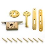 2 Pack Mini With Skeleton Key, Full Mortise Locks, Antique For Jew.... Fixed Price $15.76.