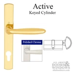 Hoppe Verona M151/216N Active Polished Chrome Handleset. Fixed Price $310.96.