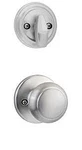 Kwikset Cove 604CV 26D Interior Active Handleset Trim & Single Cylinder Deadbolt. Fixed Price $9.99.