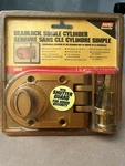 Mag Security 8000 Single Cylinder Deadlock Gold With Shutter Guard. Fixed Price $32.50.