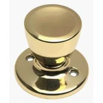 Lot Of (2) Kwikset Belair Half Dummy Door Knob In Polished Brass. Fixed Price $12.24.